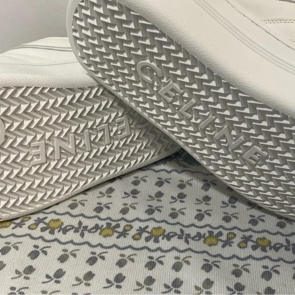 CELINE White Platform Sneakers - Picture 5 of 5